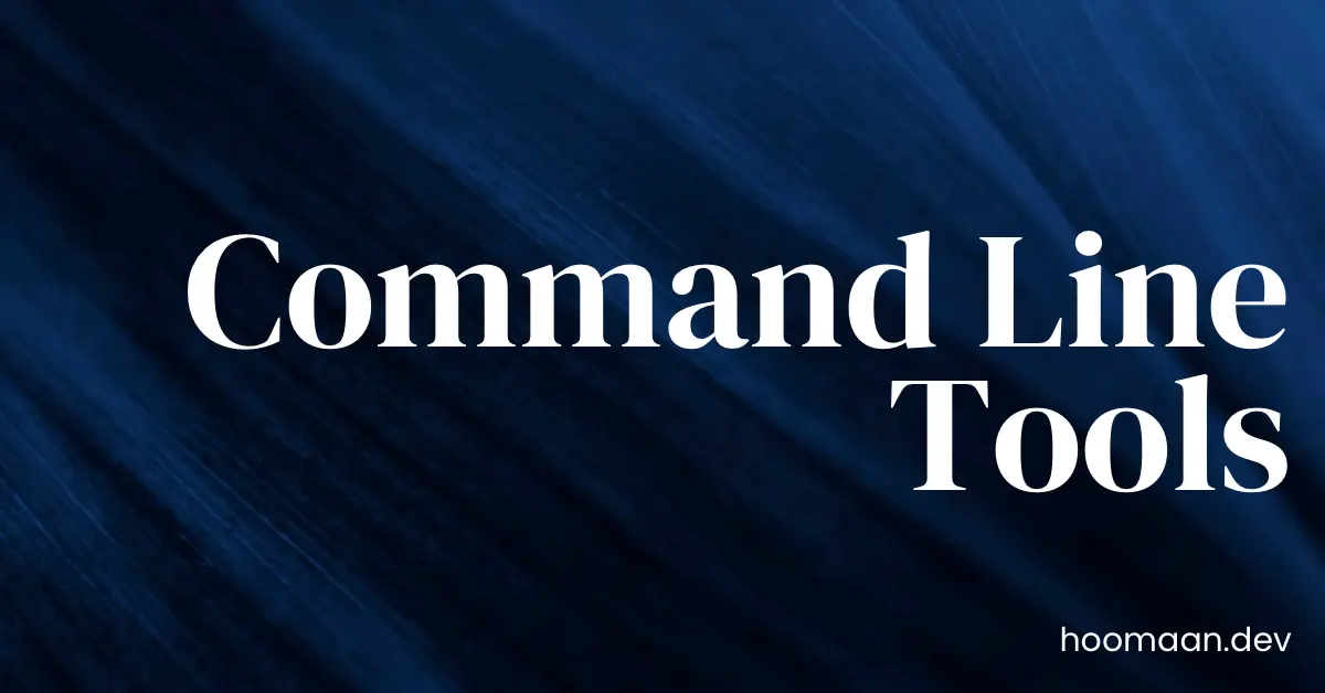 Read more about the article Command Line Tools