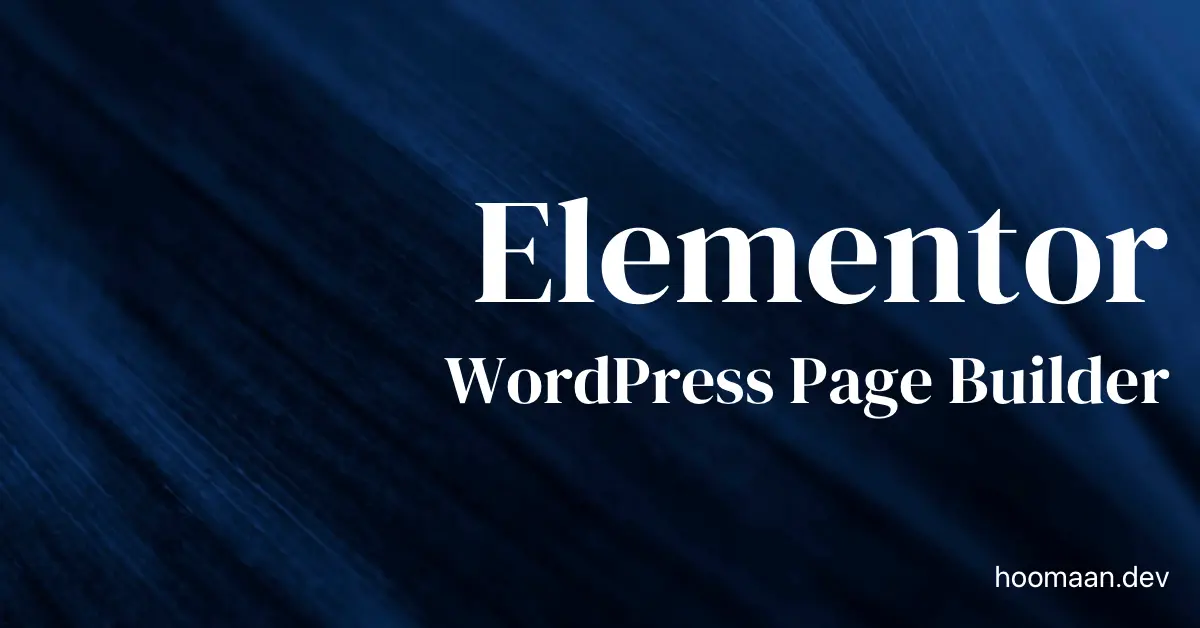 You are currently viewing WordPress Elementor Page Builder