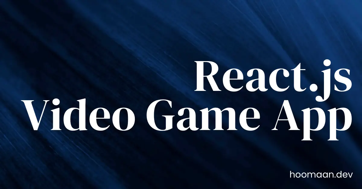 Read more about the article React.js Video Game Discovery App Project